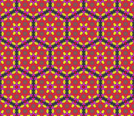 Seamless pattern in arabic or indian style. Arabesque mandala indian motif retro vintageのイラスト素材