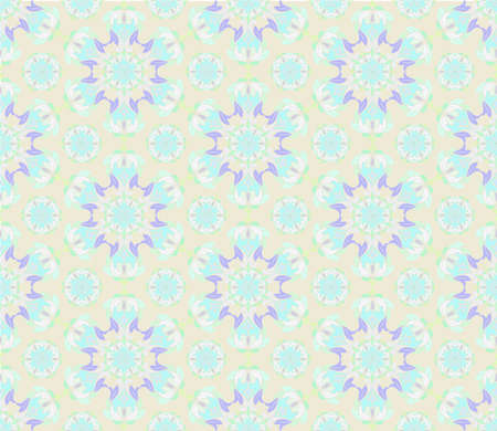 Seamless pattern in arabic or indian style. Arabesque mandala indian motif retro vintageのイラスト素材
