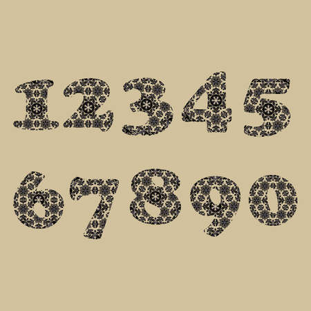 Doodle Floral Letters. Coloring Book For Adult. Mandala and Sunflower. ABC book. Isolated Vector Elements. Capital Letter English Alphabetのイラスト素材