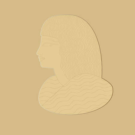 Elegant vintage terracotta retro bas-relief. Design vintage romanticのイラスト素材