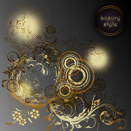 Card or invitation. Vintage decorative elements. Hand drawn flowers backgroundのイラスト素材