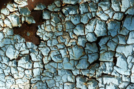 A Grunge Background with Old Peeling Paint in the mud