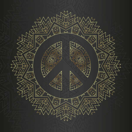 Signs inscribed in geometric mandala or arabesque. You can create stunning foiled, sketched, embossed or engraved projects for yourself, as a personalized gift or to sell to your customersのイラスト素材