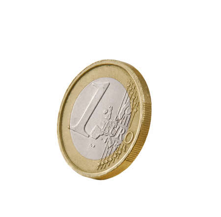 One euro coinの写真素材