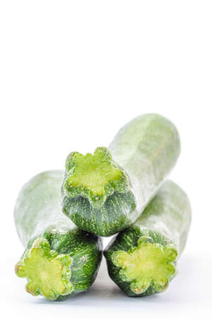 whole zucchiniの写真素材