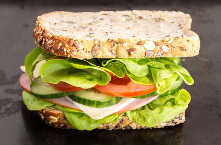 sandwich isolatedの写真素材