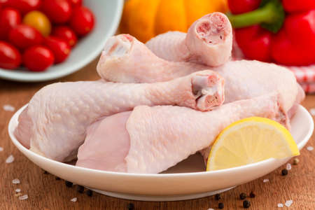 drumsticks rawの写真素材