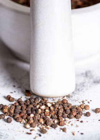 crushed peppercornsの写真素材