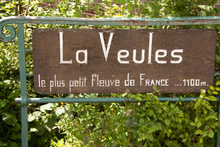 The Veules the smallest river in France in Normandy - Normandyの写真素材