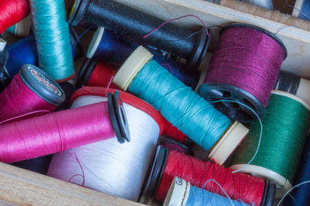 Spools of thread loose
