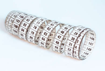 Tape measure wrappedの写真素材