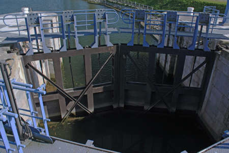 Saint Valery sur Somme - Last lock before the sea on the Somme in Picardy - France