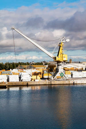 On the docks of Saint Malo in Brittany - Franceの写真素材