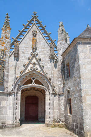 The Chapel of St  Tugen Primelin in Finistere in Brittany - Franceの写真素材