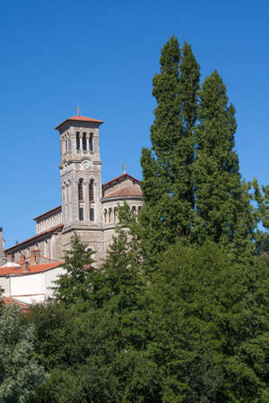L \ 'Church of Our Lady of Clisson in the Loire Atlantique - Franceの写真素材