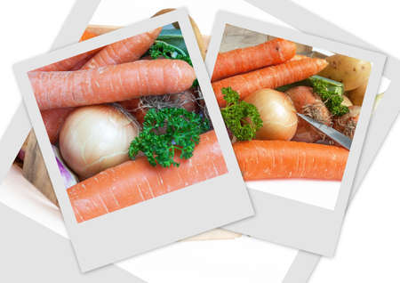 Vegetables for soupの写真素材