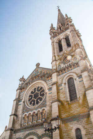 St. Stephen Church, Briare, Loiret, Loire, Franceの写真素材