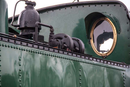 locomotive cockpit steam, historical monument, Baie de Somme, Picardy, France