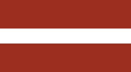Red and white Latvian flagのイラスト素材
