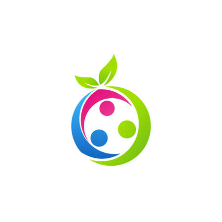 health family , family parenting symbol icon vector design illustrationのイラスト素材