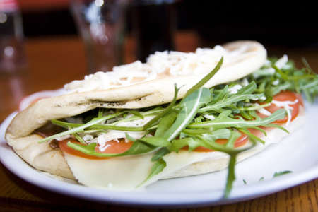 Pizza sandwichの写真素材