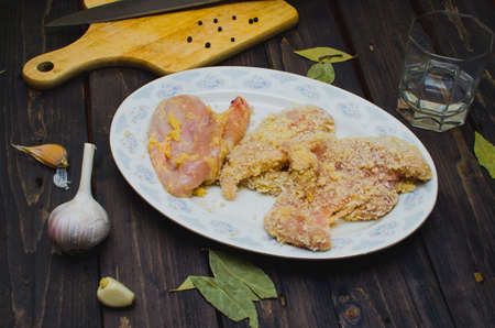 The chicken meatの写真素材