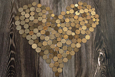 Close up of coins to stack of coins, Business Growth concept, There is money coins to stack of coins. Financial risk.の写真素材