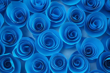 top view of paper flowerの写真素材