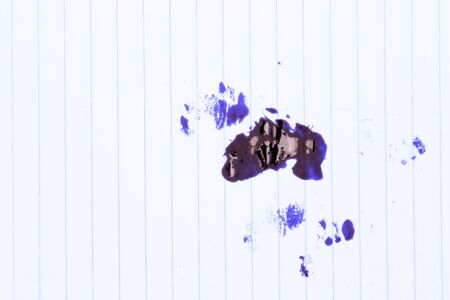 dirty blue ink stain for cleaning conceptの写真素材