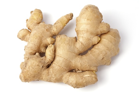 Ginger on a white background 
