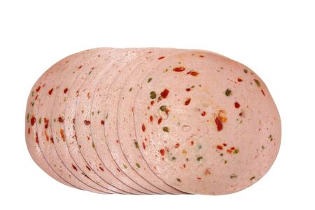 Paprika salamiの写真素材