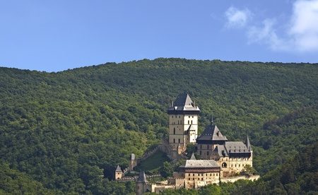 Karlstejn Castle  Czech republic のeditorial素材