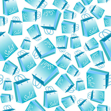 Shopping Sale bag. Background with pattern.のイラスト素材