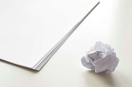 Office situation on white table