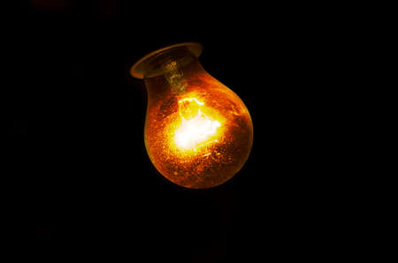 Glowing bulbの写真素材