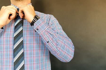 Business man in suit ready for meeting