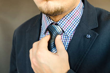 Business man in suit ready for meetingの写真素材