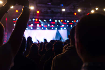 christian music concert and worshipの写真素材