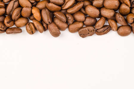Coffee beans isolatedの写真素材