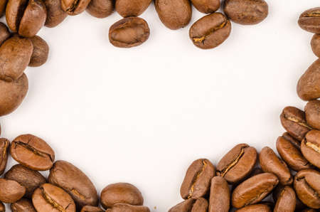 Coffee beans isolatedの写真素材