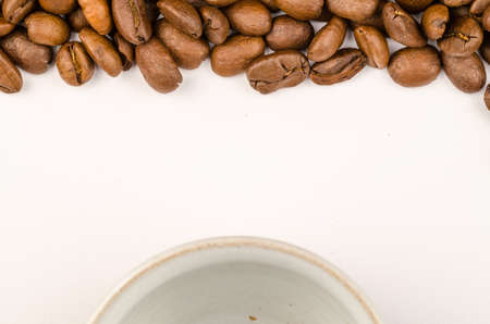 Coffee beans isolatedの写真素材