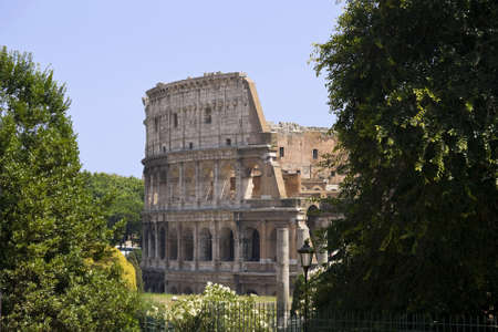 Colosseum Through Treesの写真素材