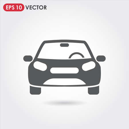 car single vector iconのイラスト素材