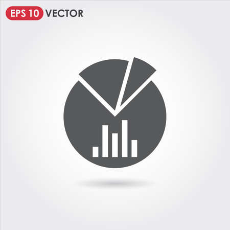 chart single vector iconのイラスト素材