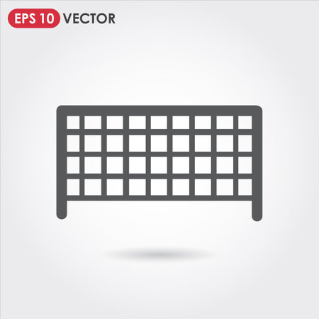 football goal single vector iconのイラスト素材