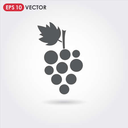 grape single vector iconのイラスト素材