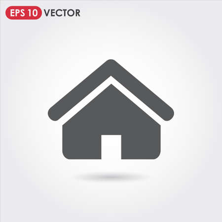 home single vector iconのイラスト素材