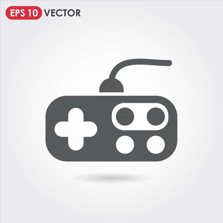 joystick single vector iconのイラスト素材