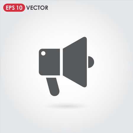 loudspeaker single vector iconのイラスト素材