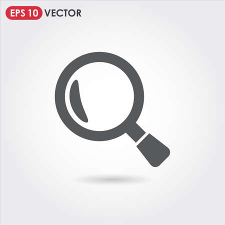 magnifying glass single vector iconのイラスト素材